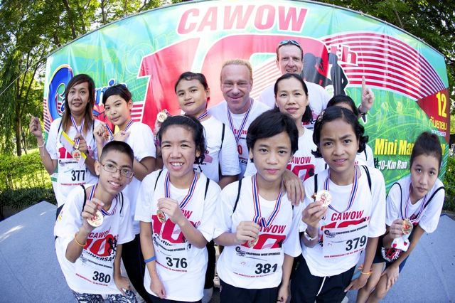 Mercy Children participate in 10-k run